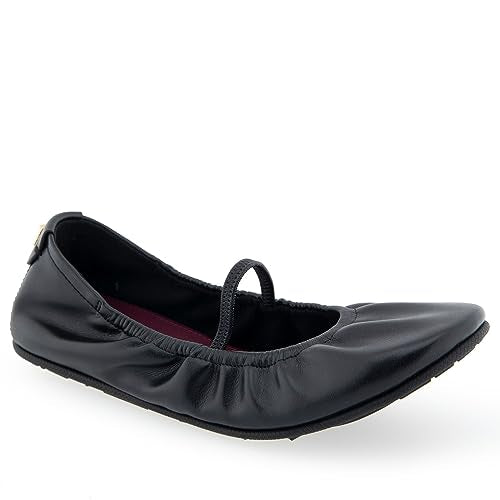 Aerosoles Women's Penelope Ballet Flat, Graphite PU Leather, 10