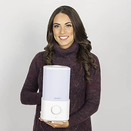 BlueHills Premium 2300 ML XL Large Essential Oil Diffuser Humidifier Combo for Large Room Home Huge Coverage Area 2 Liter Extra Large Capacity Huge Diffuser with Décor LED Lights Square White - L001