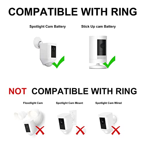 PowGrow Power Charge Cable Compatible with Stick Up Cam Battery and Spotlight Cam Battery, 30ft/9m Charging Cable to Power Security Camera Continuously, 1-Pack