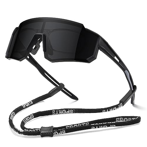 TURBOPEP Polarized Sports Sunglasses for Men and Women, Fishing Baseball Running Cycling Mountain Bike Sunglass with UV Protection
