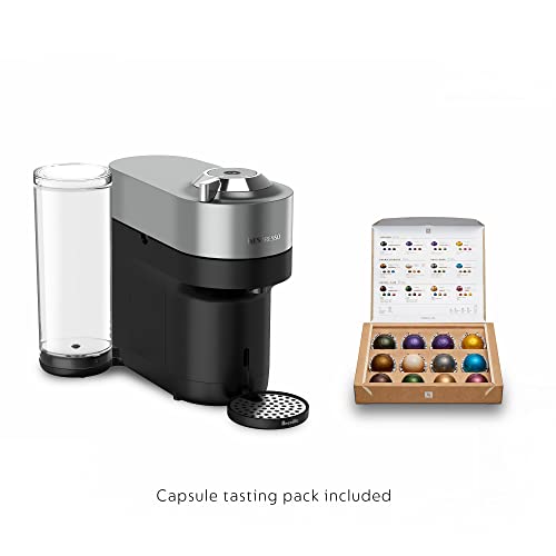 Nespresso Vertuo POP+ Deluxe Coffee and Espresso Machine by Breville, Titan