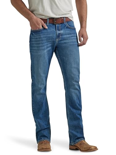 Wrangler mens 20x No. 42 Vintage Boot Cut jeans, Light Blue, 34W x 36L US