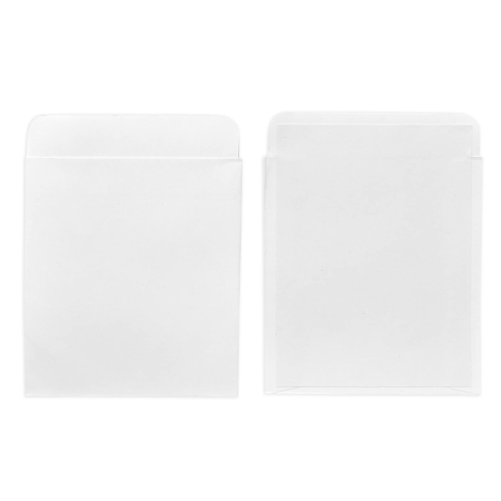 100 Pack Library Card Pockets Self Adhesive for Book Checkouts, CDs, DVDs, Classroom Supplies (3.5 x 4.5 in)