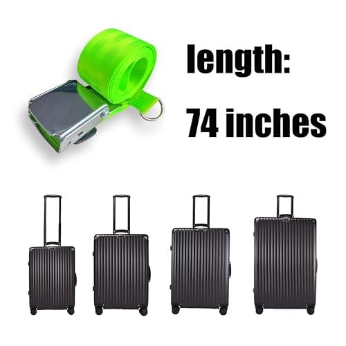 Zhangrui Car Seat Strap for Luggage - Car Seat Travel Straps - Car Seat Suitcase Luggage Strap for Airport - High Strength Belt (Green)