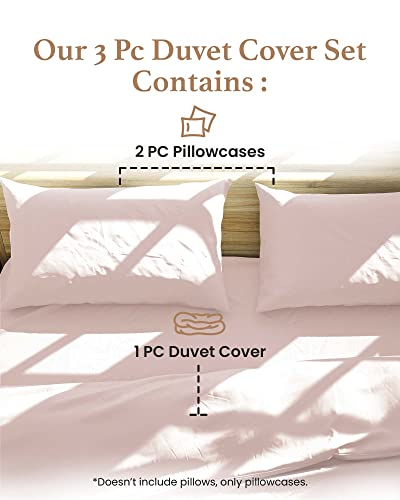 Good Sleep Bedding Twin Duvet Cover - 3 Pc Set, 100% Egyptian Cotton Twin XL Duvet Cover with Zipper & Corner Tie, Soft & Breathable Comforter Cover, 800 TC Duvet Cover Twin with Pillow Cases - White