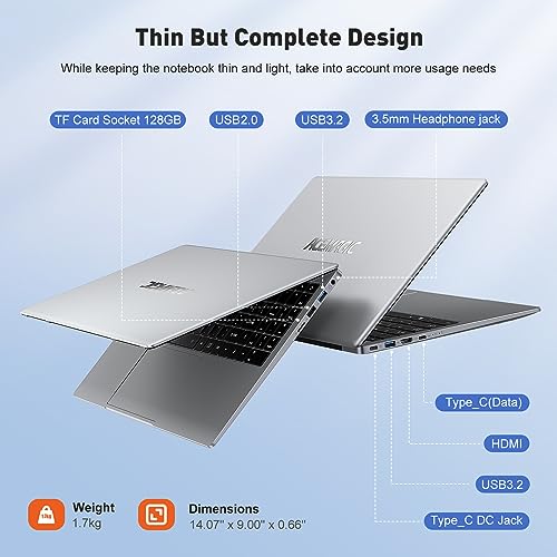 ACEMAGIC Computer N95 Processor 16GB DDR4 512GB SSD FHD Display