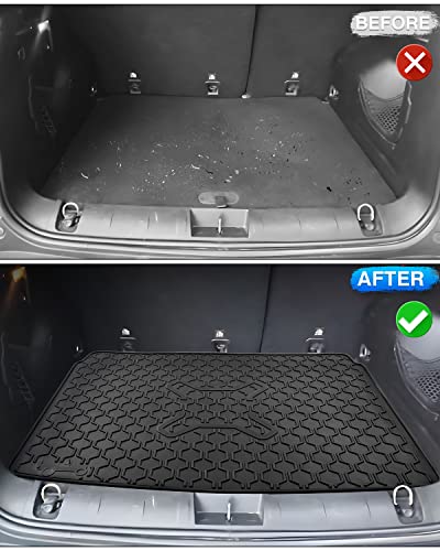 Cartist Cargo Liner Compatible with 2015-2024 Jeep Renegade Trunk Mat Car Rear Boot Liner Black