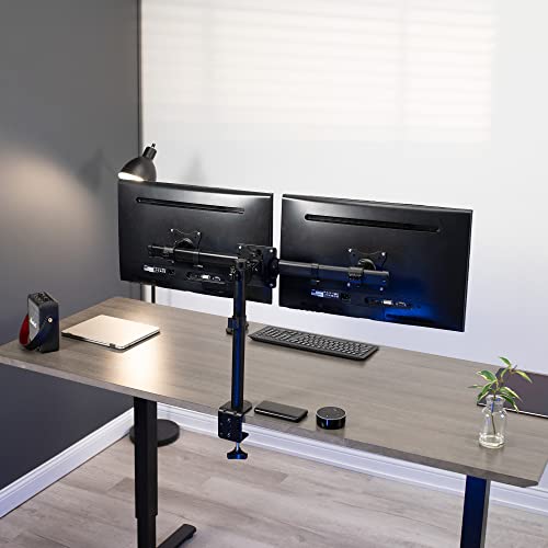 VIVO Dual VESA Bracket Adapter, Horizontal Assembly Mount for 2 Monitor Screens up to 27 inches, MOUNT-VW02A