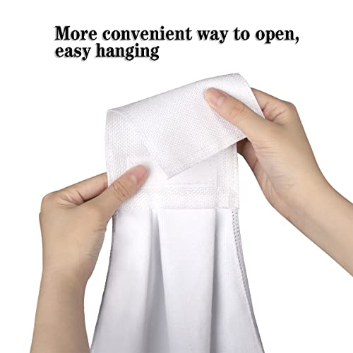 Hanging Kitchen Towel 2PCS Colorful Maple Leaves Printed Hand Towel with Loop Absorbent Dish Cloth Tie Towels Tea Bar Towels for Bathroom Kitchen Decor 12x17in