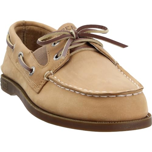 Sperry unisex child Authentic Original Boat Shoe, Sahara, 3.5 Big Kid US