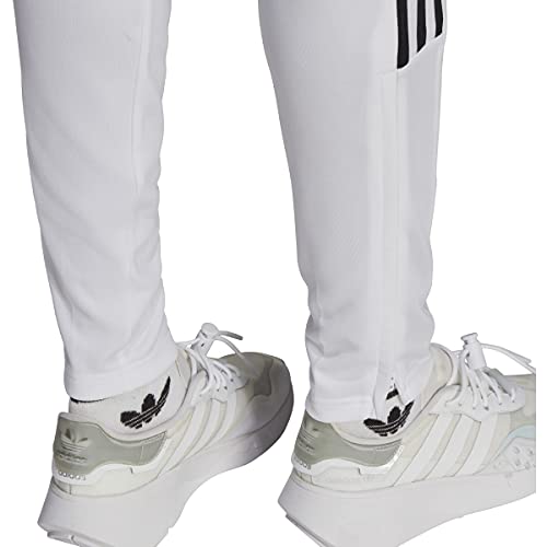 adidas womens Tiro 21 Track Pants White/Black 2X