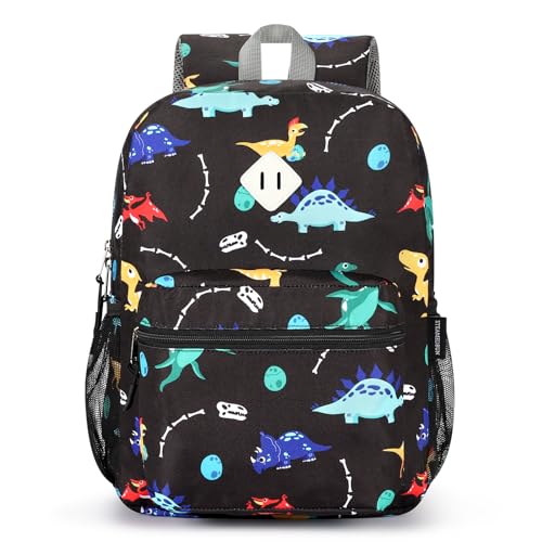 STEAMEDBUN Kids Backpack for Boys 4-8: Boys Backpacks for Elementary School- Dinosaur Backpack - 15 inch Backpack for Kindergarten