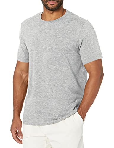 Bella Canvas Mens Airlume Cotton Crew Tee T Shirt, Athletic Heather, Small US