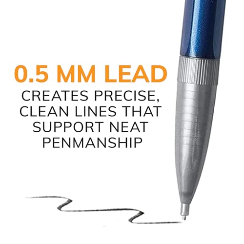 BIC Xtra-Precision Mechanical Pencil, Metallic Barrel, Fine Point (0.5mm), 24-Count, Doesn't Smudge and Erases Cleanly