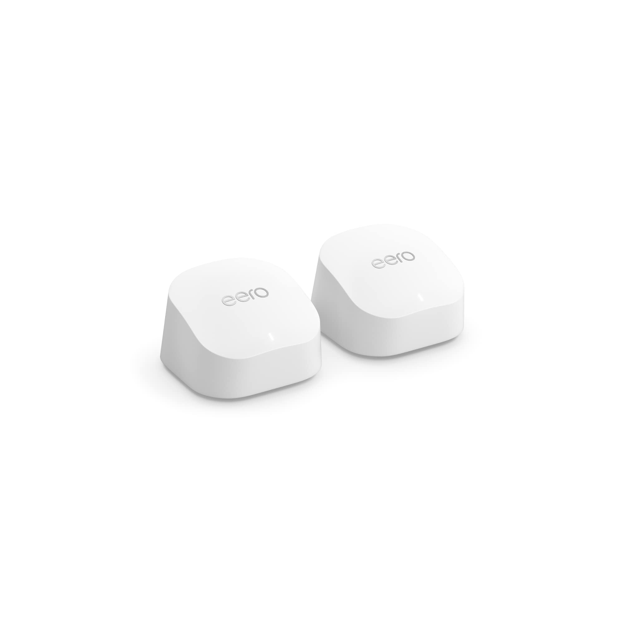 Amazon eero 6+ mesh wifi router (newest model) - Say goodbye to wifi dead spots, Coverage up to 3,000 sq. ft., Connect 75+ devices, 2-Pack