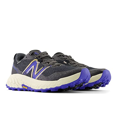 New Balance Women's Fresh Foam X Hierro V7 Trail Running Shoe, Shadow/Black, 8.5 Wide