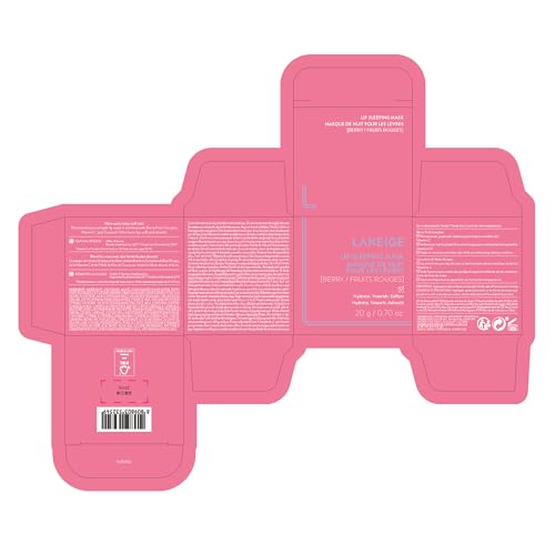 LANEIGE Lip Sleeping Mask Sweet Candy: Nourish, Hydrate, Vitamin C, Murumuru & Shea Butter, Antioxidants, Flaky, Dry Lips