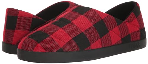 TOMS Men's Ezra Slipper, Shadow Felt/Fleece, 12