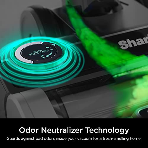 Shark IZ562H Pro Cordless Vacuum with Clean Sense IQ and Odor Neutralizer, PowerFins Plus Brushroll, Includes Duster Crevice Pet Multi Tool, Up To 40 Minute Runtime, Light Blue, Without MultiFLEX