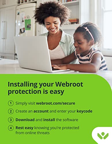 Webroot Internet Security Plus | Antivirus Software 2024 | 3 Device | 1 Year Download for PC/Mac/Chromebook/Android/IOS + Password Manager
