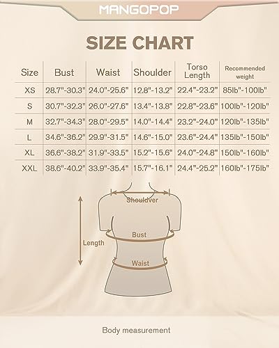 MANGOPOP Fitted Crew Neck Short Sleeve Shirts for Women Basic Tees Tops