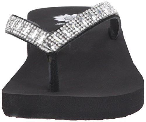 Yellow Box Women's Zemily Sandal, Clear, 8 Medium US