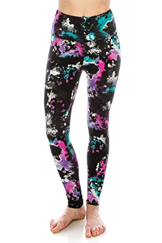 ALWAYS Women's Camo Yoga Leggings - High Waist Premium Soft Stretch Pants 1530 Plus Size