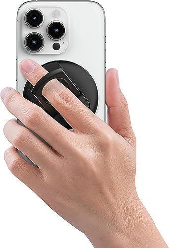 Belkin iPhone MagSafe Camera Mount for MacBook, Continuity Camera Mount, Turn to Webcam, Compatible with MacBook Pro, Air, iPhone 16, 15, 14, 13, 12 - Black