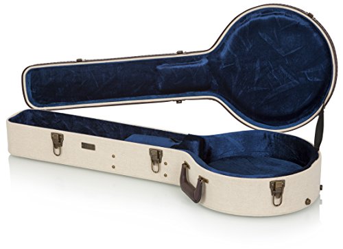 Gator Cases Journeyman Series Deluxe Wood Case for Banjos (GW-JM BANJO XL)