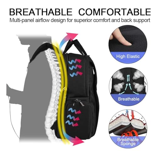 CADeN DSLR Camera Backpack Bag Waterproof Anti Theft with 15.6 inch Laptop Compartment, USB Charging Port, Tripod Holder, Rain Cover, Inner Case, Compatible for Sony Canon Nikon Olympus Black