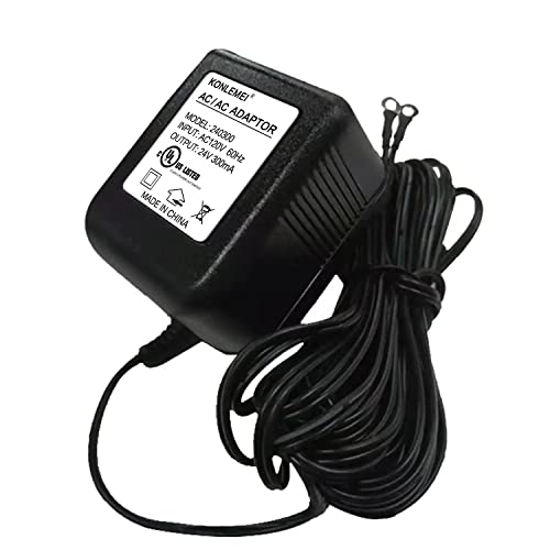 KONLEMEI Doorbell Power Adapter for Ring, 24V Universal Transformer Compatible with Multiple Types,16ft/5M,24V