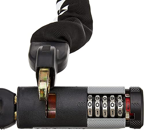 Kryptonite Kryptolok 912 Combo Bike Chain Lock, 4 Feet Long Heavy Duty Anti-Theft Sold Secure Gold Bicycle Chain Lock, 5-Digit Resettable Combination Lock for E-Bike Scooter Road Mountain Bikes