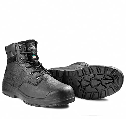 Kodiak Men's Greb 6" Steel Toe Safety Work Boot Industrial, Brown, 13 Wide