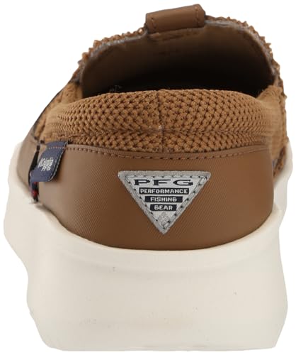 Columbia Men's Boatside Breathe PFG, Sea Salt/Grill, 12 Wide