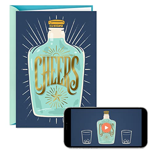 Hallmark Personalized Video Birthday Card, Cheers (Record Your Own Video Greeting)