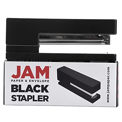 JAM PAPER Modern Desk Stapler - Black - Sold Individually