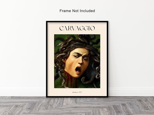 Poster Master Caravaggio Poster - Bacchus Print - Baroque Art - Greek Mythology Art - Portrait Art - God Of Wine Art - Fantasy Art - Classical Living Room or Office Decor, 24x32 Unframed Wall Art