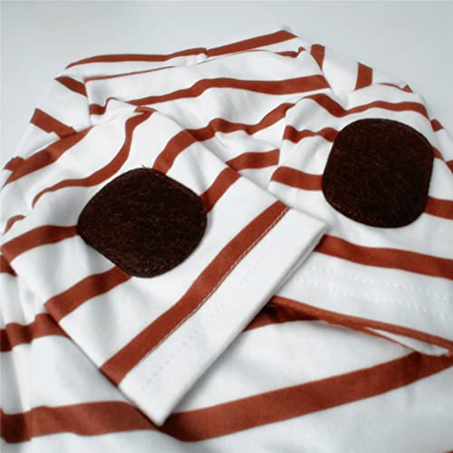 Pack of 2 Cute Doggie Embroidery Dog Coat Turtleneck Stretchy Dog Sweater Super Soft Dog Cold Weather Coat for Cats Dogs (X-Small, Blue+Yellow)