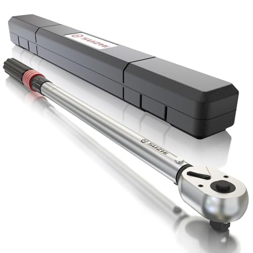 SuZhi 1/2-Inch Drive Click Torque Wrench Set 10-160FT-LB/13.6-217.1Nm, Garage Car & Motorcycle, Spark Plug, Wheel, Oil change.