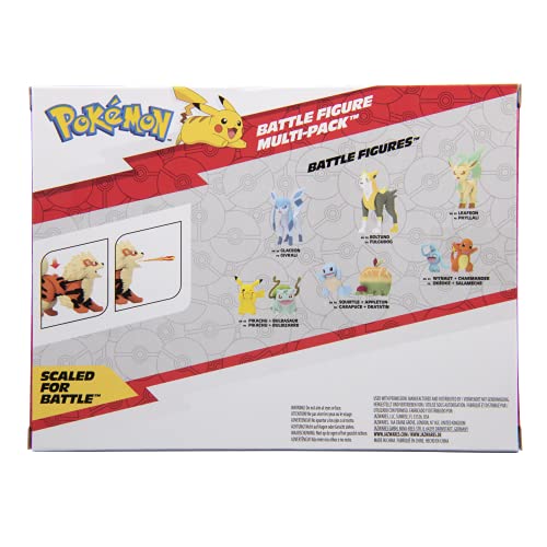 Pokémon Pokémon Battle Figure, Fire Theme with 3 Pack Cyndaquil, Charmeleon, Arcanine - 4.5-inch Arcanine Figure, 3-inch Charmeleon Figure, 2-inch Cyndaquil - Toys for Kids Fans - Amazon Exclusive