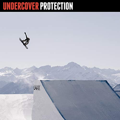 Triple Eight Undercover Snow Knee Pads for Snowboarding and Skiing, Small, Black