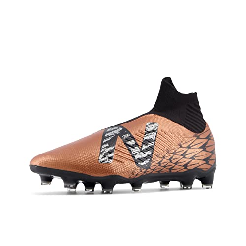 New Balance Men's Tekela V4 Magia Fg Soccer Shoe, Copper/Black, 6.5 Wide