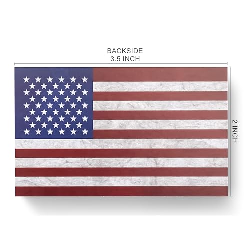 RXBC2011 100 Pack Patriotic American Flag Appointment Reminder Cards 2x3.5 Inches