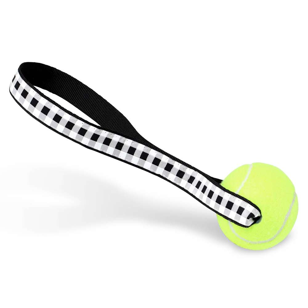 Farmhouse Check - Tennis Ball Toss Toy