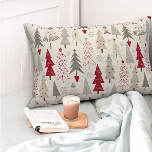 GIOPAMGO Christmas Pillow Covers 20x20 Set of 2, Cute Snowman Christmas Decor Throw Pillow Covers Linen Farmhouse Winter Holiday Cushion Case Christmas Decorations for Home Couch Sofa Outdoor