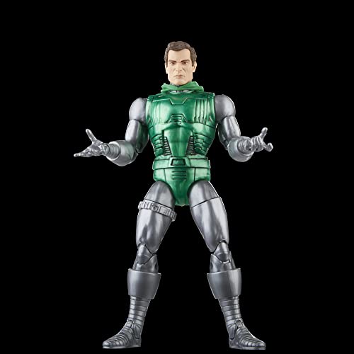 Marvel Legends Series Captain vs. Doctor Doom, Avengers 60th Anniversary Collectible 6-Inch Action Figures, 6 Accessories