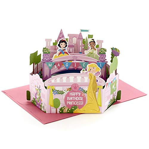 Hallmark Paper Wonder Pop Up Birthday Card for Girls (Disney Princess)