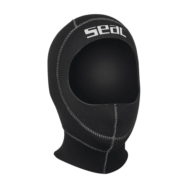 Seac Wetsuit Hood Standard Mens'-Ladies' 3mm Quality Neoprene - Scuba Diving, Snorkeling