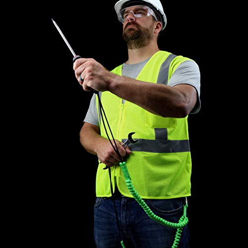 Maximum Safety Hi-Vis Double Leg Tool Lanyard