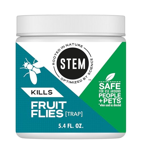 Stem Kills Fruit Fly Trap: Fruit Fly Catcher With Botanical Extracts; 5.4 fl oz (Pack Of 1)